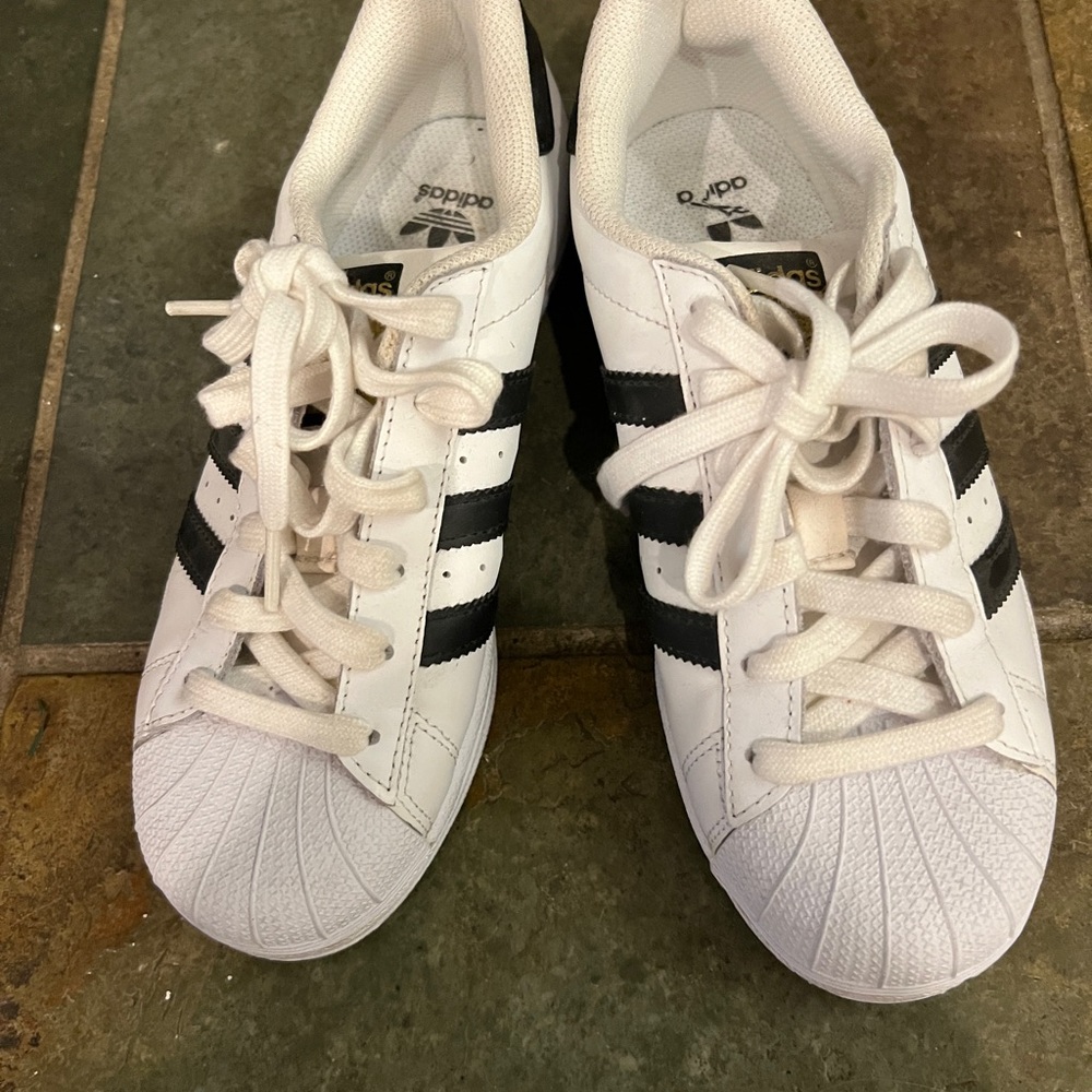 adidas Superstar Sneakers – White/Black | Excellent, Never Worn